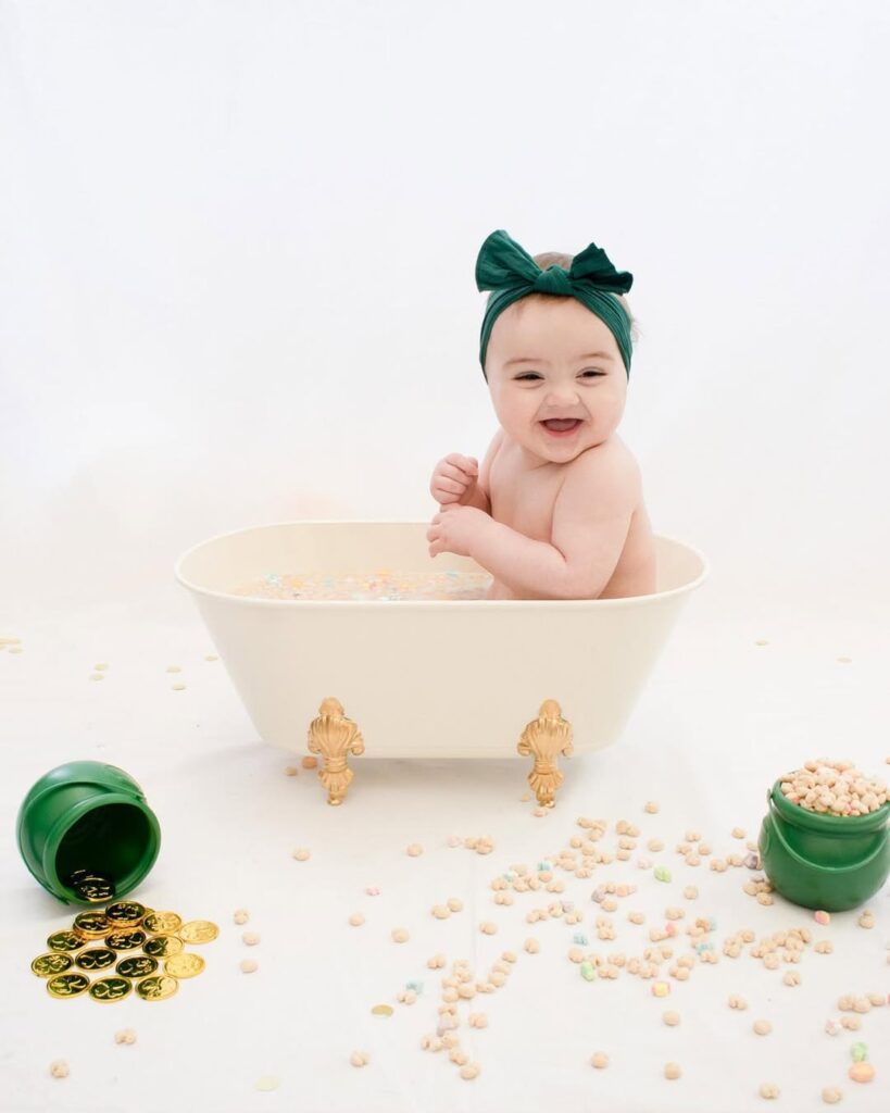 01 st patricks day baby photoshoot