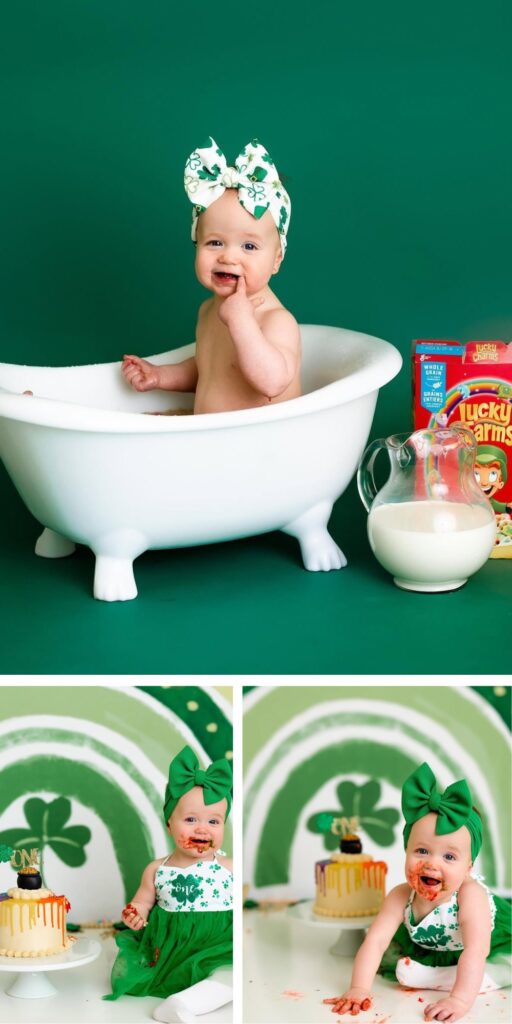 06 st patricks day baby photoshoot