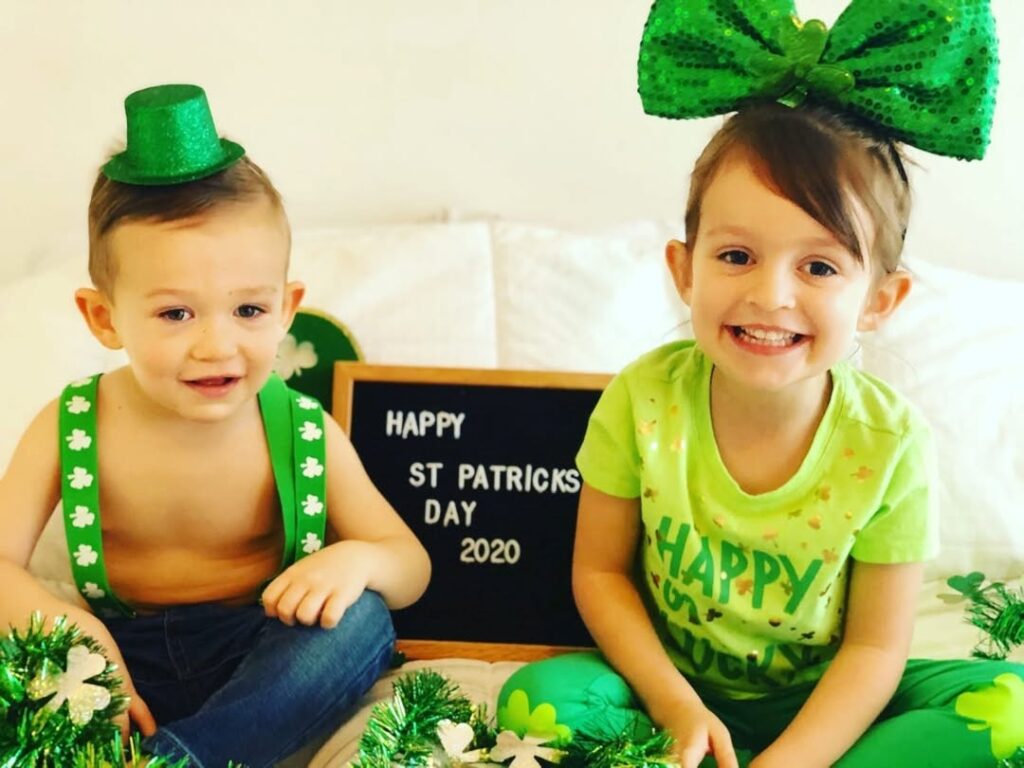 11 st patricks day baby photoshoot