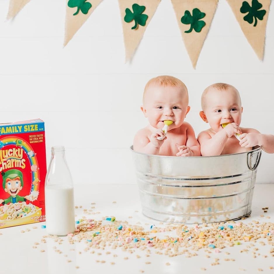 14 st patricks day baby photoshoot