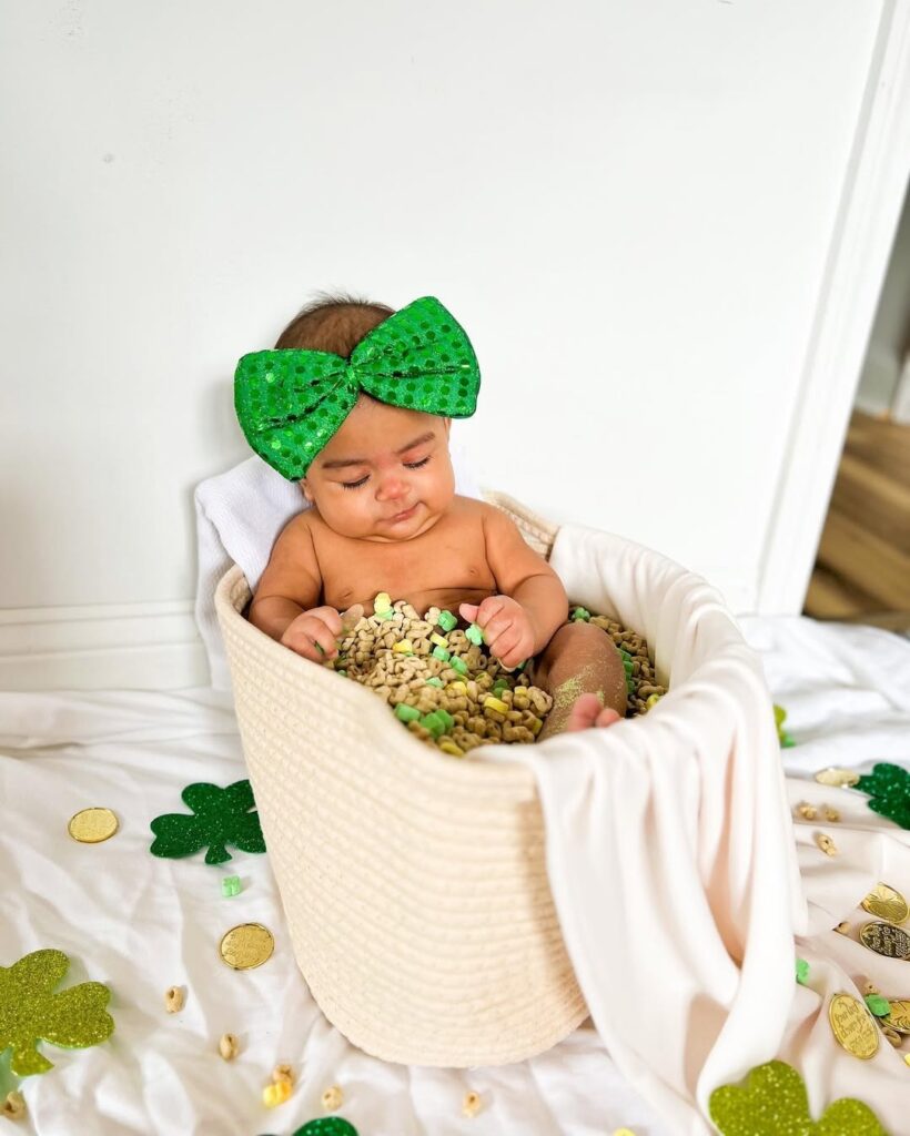 15 st patricks day baby photoshoot