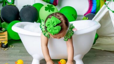 21 st patricks day baby photoshoot