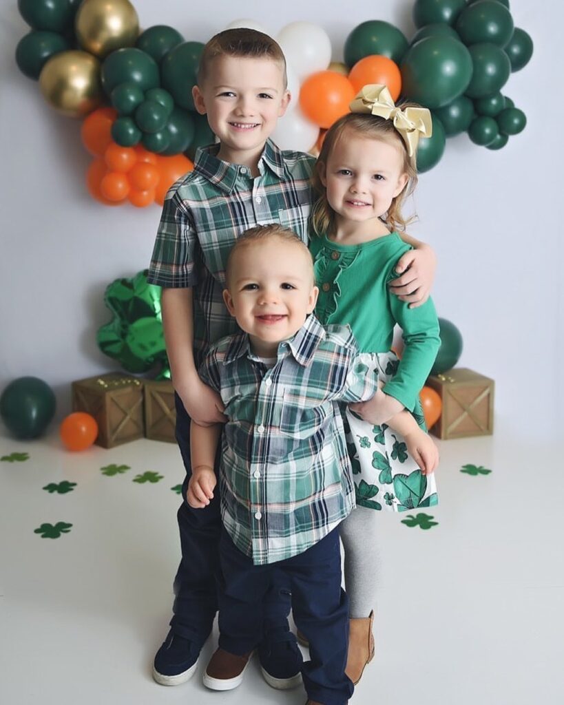 23 st patricks day baby photoshoot