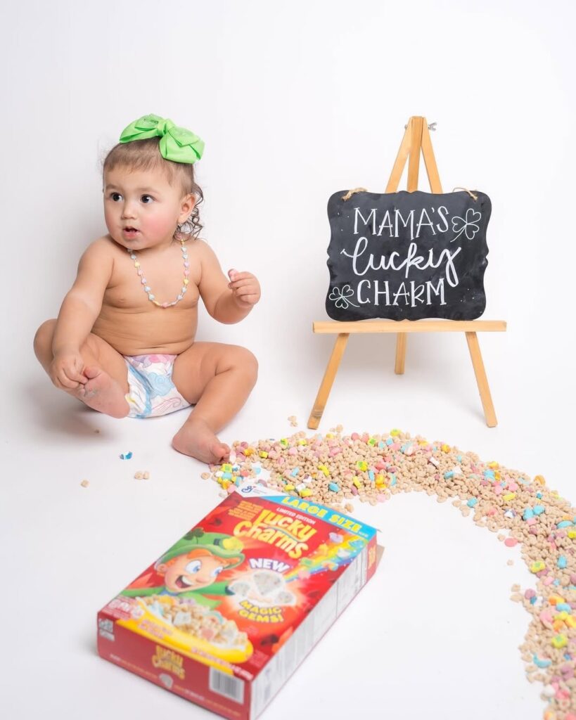 24 st patricks day baby photoshoot