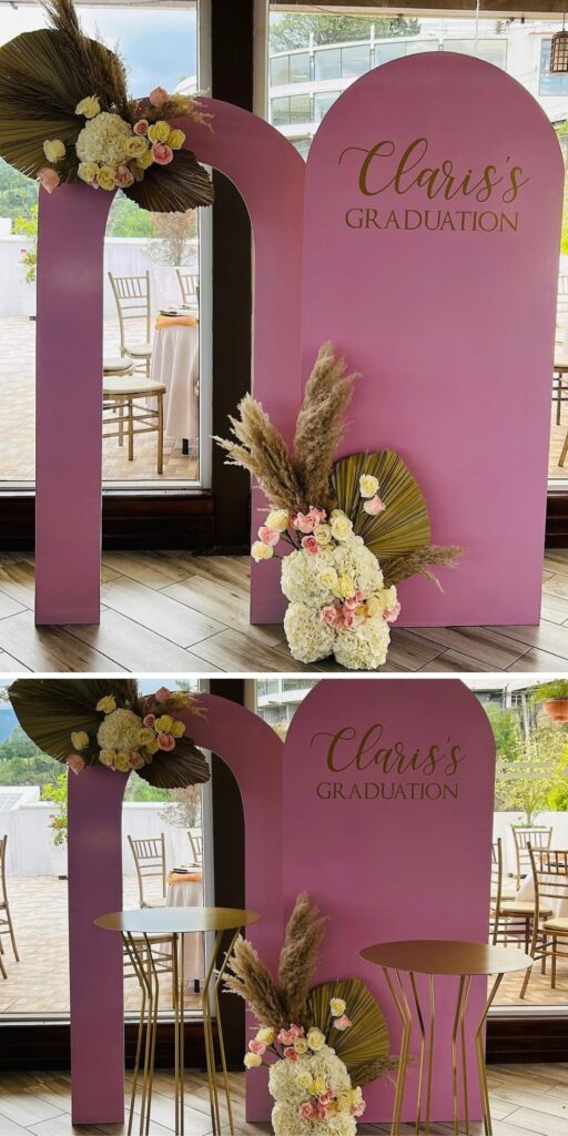 32 graduation backdrop ideas