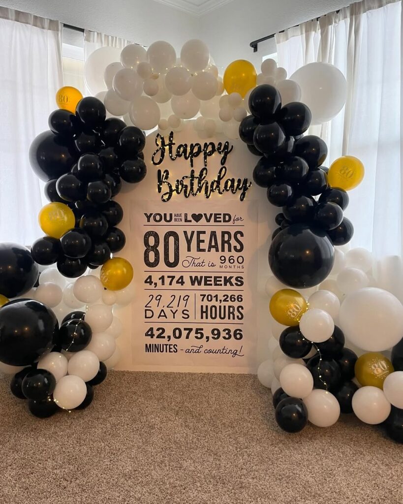 11 80th birthday party ideas