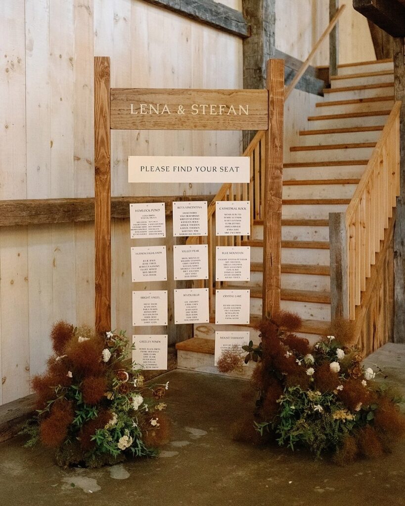 06 seating chart wedding ideas