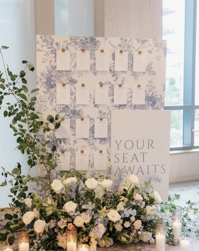 19 seating chart wedding ideas