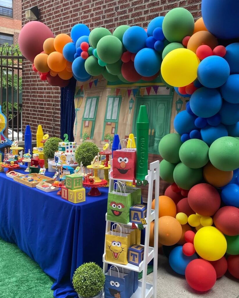 22 sesame street birthday party ideas