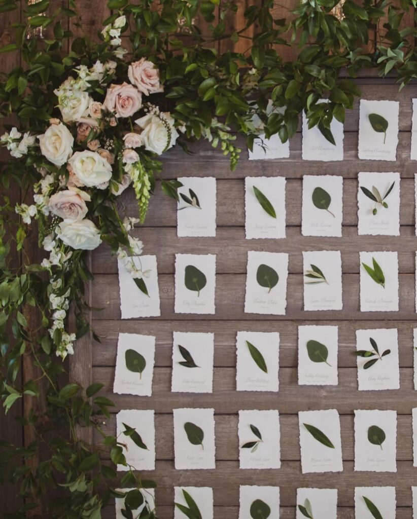 25 seating chart wedding ideas