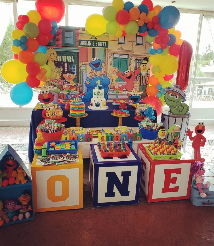 27 sesame street birthday party ideas